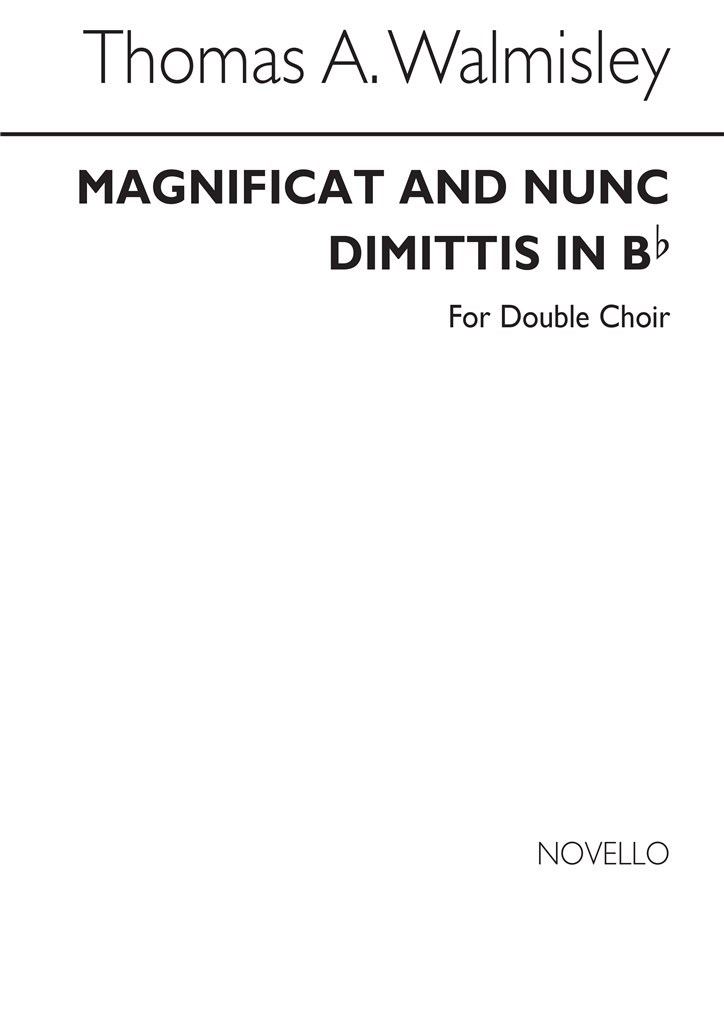 Magnificat And Nunc Dimittis In B Flat